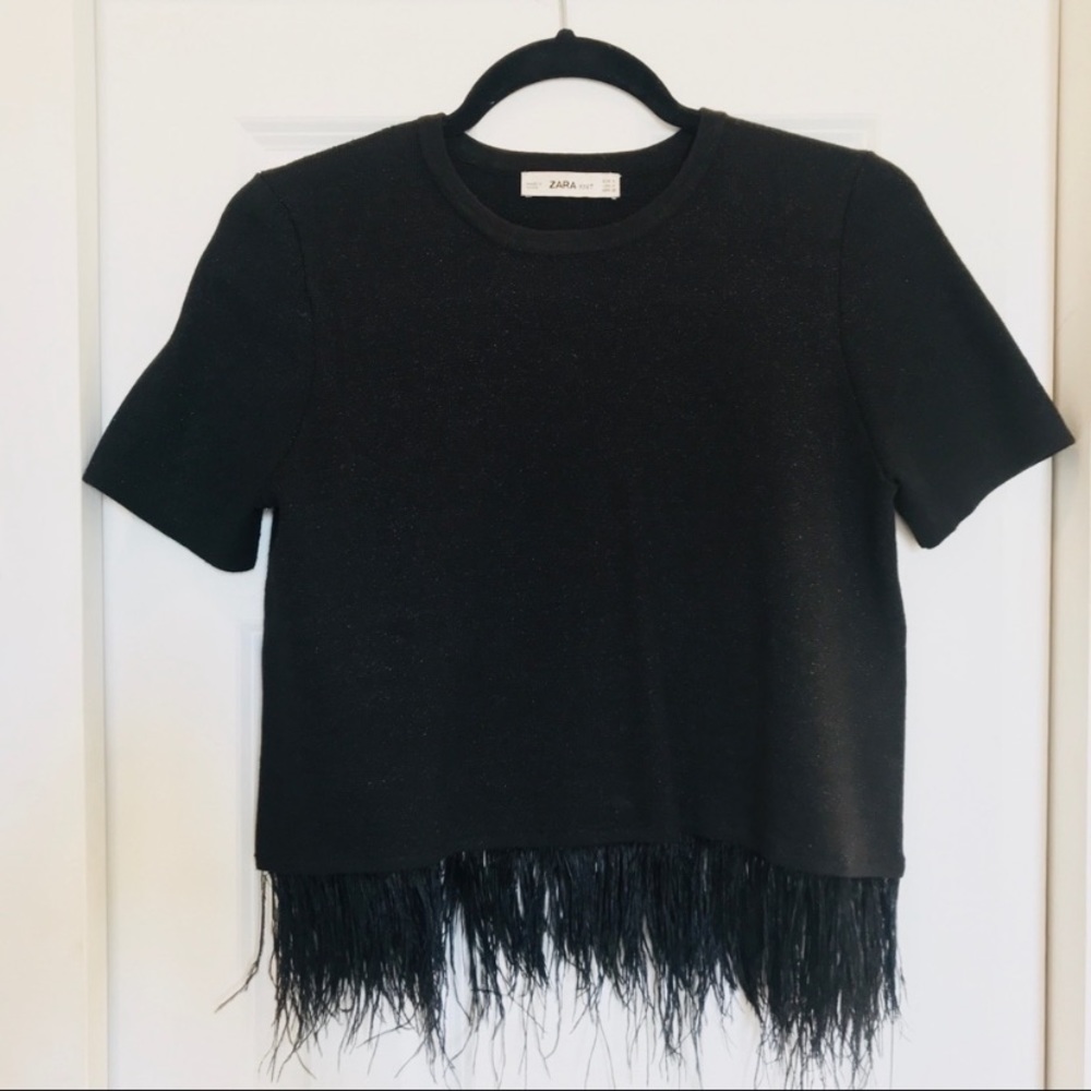 Zara Fringed Top